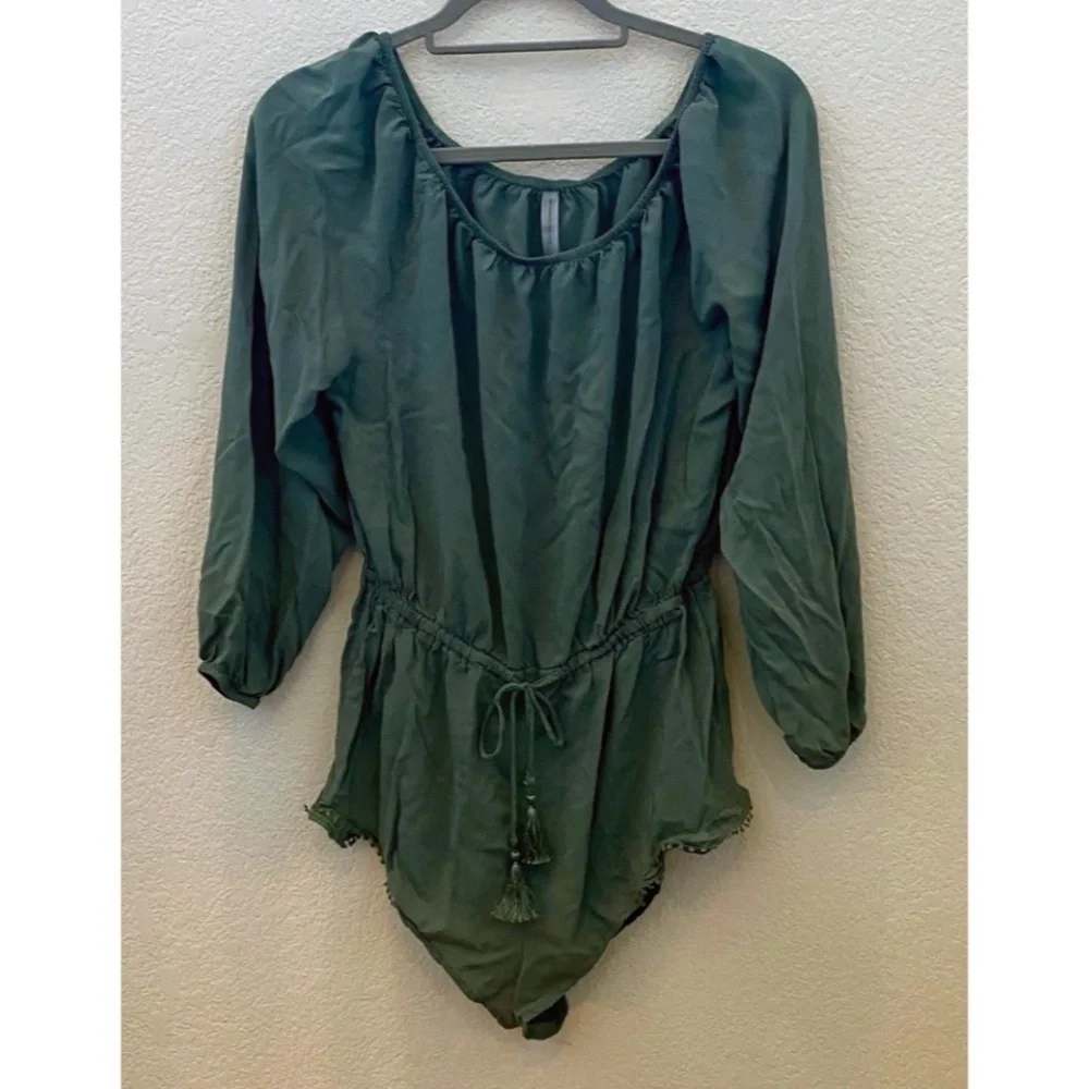 Victoria's Secret Sage Green Jumper. One Piece, adjustable waist. Size M.